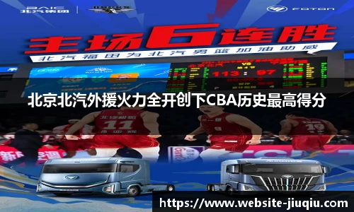 北京北汽外援火力全开创下CBA历史最高得分