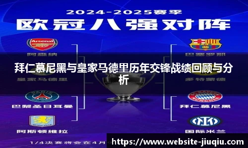 拜仁慕尼黑与皇家马德里历年交锋战绩回顾与分析